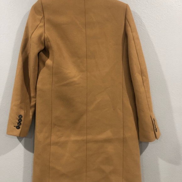 ZARA MANTECO WOOL CAMEL MASCULINE COAT - Picture 5 of 6